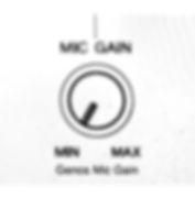 GENOS ROUND MIC  GAIN KNOB